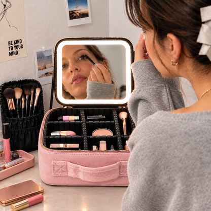 Organizador de Maquillaje con Espejo LED BeautyCasse™